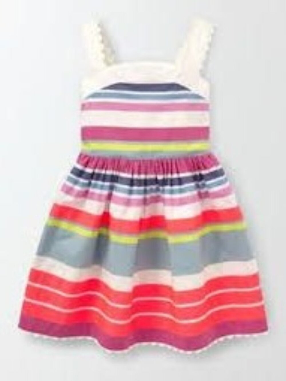 Mini Boden Striped Sun Dress, Size 11/12